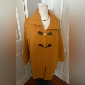 JM Collection Mustard Yellow Cardigan